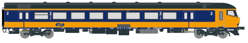 Exact-Train EX11195 - H0 - Steuerwagen ICRm Garnitur 4, NS, Ep. V